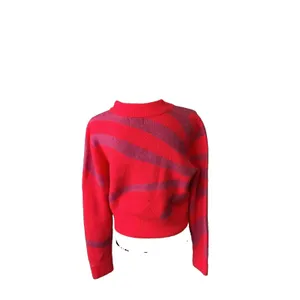Ciebon Women's Bright Pink/ Purple Abstract Sweater Size S thumbnail 5