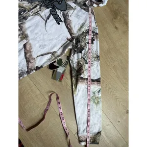 NWT Womens Mossy Oak white camo‎ pullover perfect hoodie outdoor hiking size L thumbnail 11