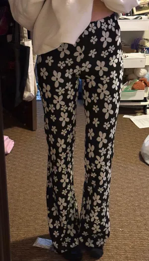 Urban Outfitters Floral Flare Pants thumbnail 2