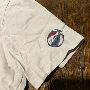 Zara x Spalding Usa Cream Graphic T-Shirt thumbnail 3