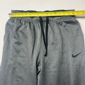 Nike Sportswear Sweatpants Mens xLarge Gray Swoosh Dri Fit Taper Leg Gym Jogger thumbnail 3