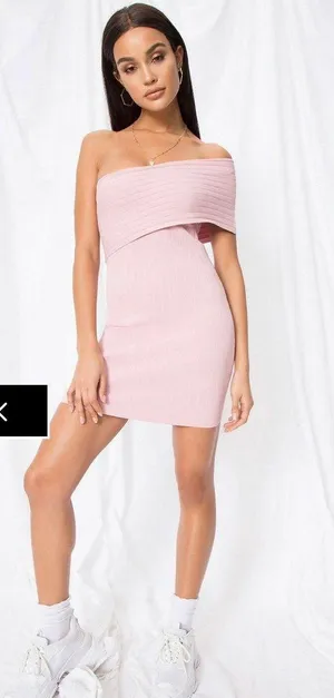 Revolve Pink One The Shoulder Mini Dress thumbnail 1