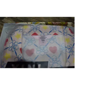 Yini Lulu Women Long Pajamas Set Hearts Stars Floral Print Sleepwear Large NEW thumbnail 3