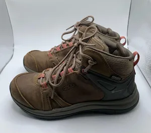Keen Women's Terradora II Mid Waterproof size6.5 boots leather brown hiking 1695 thumbnail 5