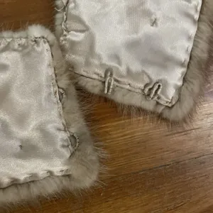Vintage Light Brown Mink Fur Collar Neck Wrap One Size thumbnail 5