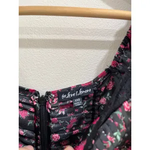 For Love & Lemons Melrose Floral‎ Mini Dress Puff Sleeve XXS Cottagecore thumbnail 9