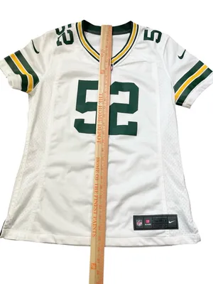 Nike NFL On the Field Green Bay Packers White #52 Clay Matthews Football Jersey thumbnail 3