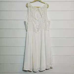 Abercrombie & Fitch‎ White Lace Babydoll Dress. Size M thumbnail 3
