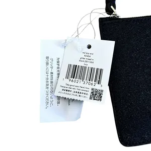 Kate Spade Black Glitter Zip Wallet Wristlet thumbnail 4