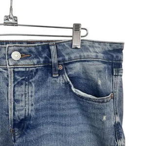 Express Womens Sz 6 Regular Relaxed Straight Low Rise Distressed Wide Leg Jeans thumbnail 4