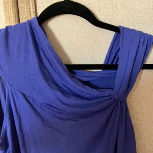 FINAL MARKDOWN August silk Elegant Purple Sleeveless Top xl thumbnail 2