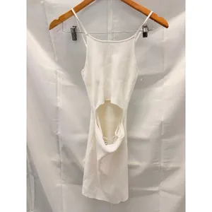 Bershka Butteryfly Cut Out Shift‎ Dress White XS Concert Fairy Feminine Romantic thumbnail 4