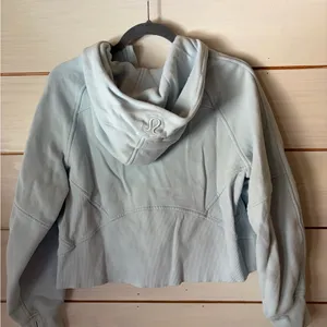 Lululemon scuba Light Blue Zip Hoodie Jacket thumbnail 2