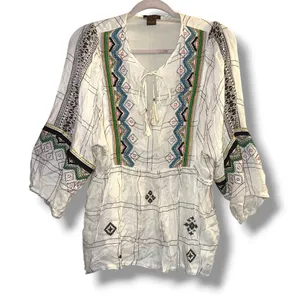 Anthropologie Vineet Bahl peasant blouse thumbnail 5