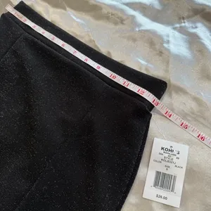 Live to be spoiled Sparkly Mini Skirt Y2K 2000s Going Out Glamorous Pencil Bodycon Elevated Basic thumbnail 7