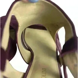 Enzo Angiolini Women's Trudy Sandal‎ Purple Strappy Block Heels 8.5 thumbnail 5