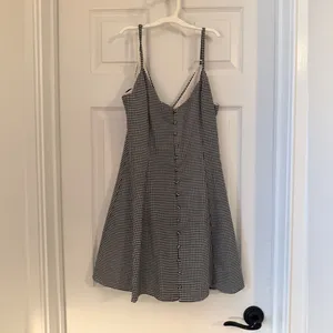 The Vintage Shop Black and White Checkered Mini Dress thumbnail 2