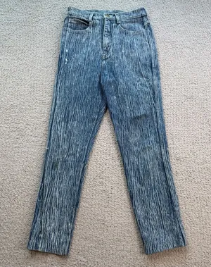 Vintage 80s 90s NASTY Acid Wash High Rise Jeans 25x27 Tapered Mom Denim thumbnail 1