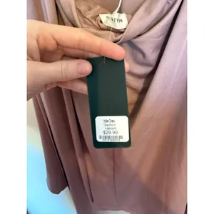 Blush pink multi wear halter mini dress thumbnail 4