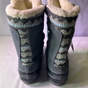 Khombu Women's Winter Boots with Blue Laces thumbnail 7
