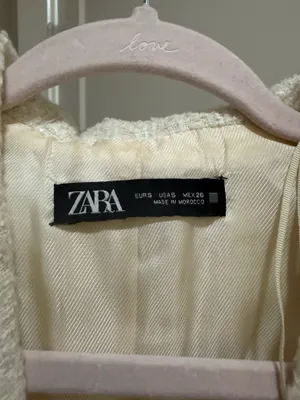 ZARA Dress Mini White Small thumbnail 3