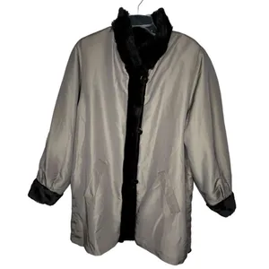 J. Percy for Marvin Richards Reversible‎ Faux Fur Coat thumbnail 8
