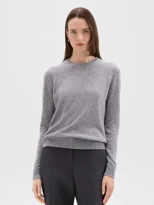 Theory Crewneck Sweater in Feather Cashmere thumbnail 3