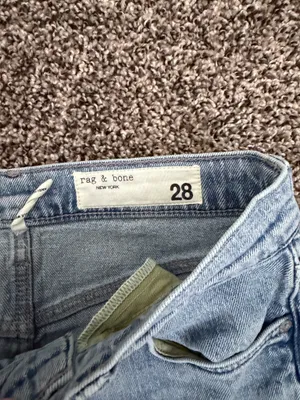 Rag and Bone wide leg cuffed jeans thumbnail 3