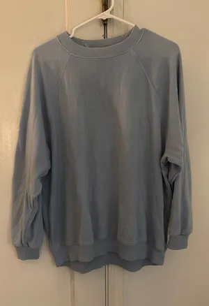 American Eagle Blue Oversized Crewneck thumbnail 1