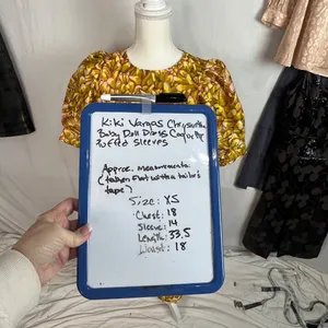 Kika Vargas Mum Floral Puff Sleeve Min Baby Doll Dress XS Vibrant Floral Print thumbnail 13