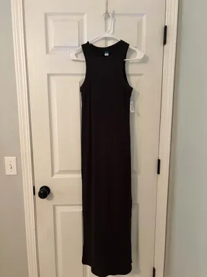 Old Navy Black Dress Long thumbnail 2