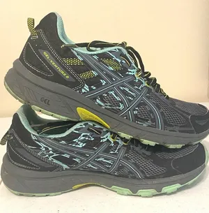 Women's Asics GEL Venture 6 Women's Running Shoe Gray Green‎ T7G6N Size 9 thumbnail 1