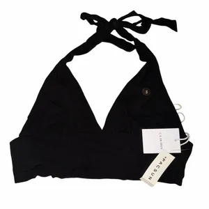 Pacsun black halter neck crop top thumbnail 1
