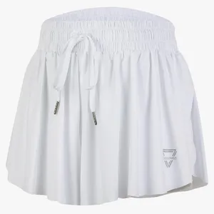 WHITE FLOWY SHORTS Size XS thumbnail 1