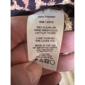 Show Me Your Mumu Florence Slip Dress Leopard Print Cowl Neck Maxi XS Cross Back thumbnail 5