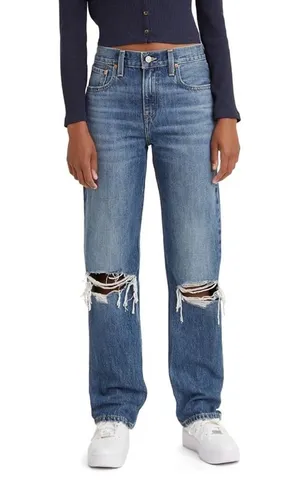 👖Levi's Low Pro Jeans Breathe Out Indigo👖NWT~27 thumbnail 1