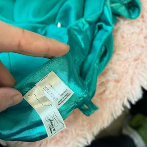 Speechless Teal Studded Open Back A-Line Dress Women’s Size Small Formal Party thumbnail 4