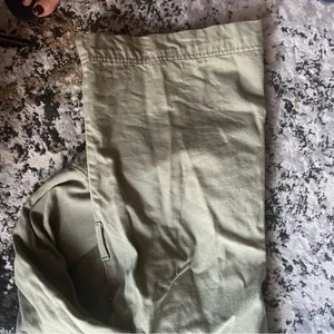 &Denim Army Green Denim Utility Jacket thumbnail 9