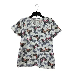 Scrubstar Women's Butterflies Scrub Top thumbnail 1