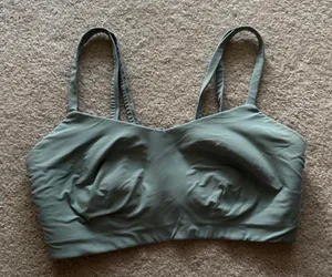 Green All in Motion Sports Bra || No Pads thumbnail 1