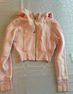Lululemon Scuba Cropped Full-Zip Pink thumbnail 3