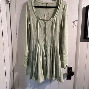 Free People Nwt Little Love Thermal Mini Dress thumbnail 2