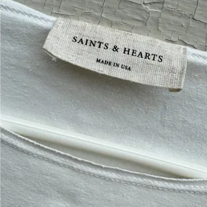 Saints & Hearts White Tee Size M thumbnail 2