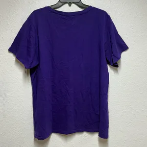 Purple Clemson Baseball Cotton Ladies' Tee thumbnail 2