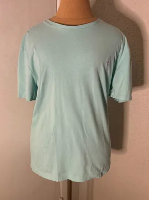 Polo by Ralph Lauren Green Logo T-Shirt M Casual Preppy Minimalist Normcore Twee thumbnail 1