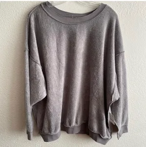 Free People Movement 🆕 Grey Kelly Sweater Top S🆕 thumbnail 4