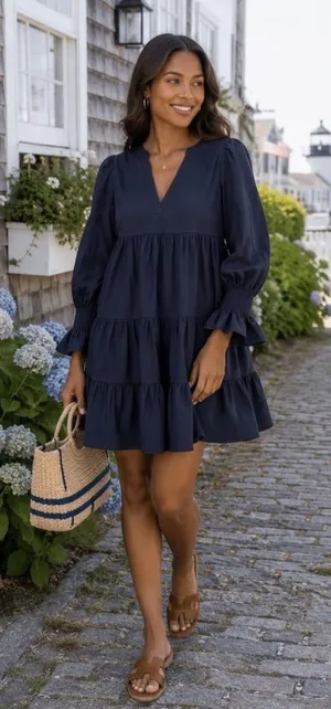 Tuckernuck pomander place Kenzo‎ Dress navy sz S thumbnail 1