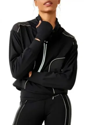 FP Movement Act Fast Pullover Top in Black sz M NWT $148R thumbnail 1
