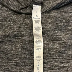 Lululemon Women’s Grey Raise the Barre Tank Top with Strappy Built in Sports Bra thumbnail 6