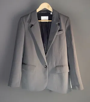 Aritzia Wilfred Crepette Blazer jacket XS Gray thumbnail 2